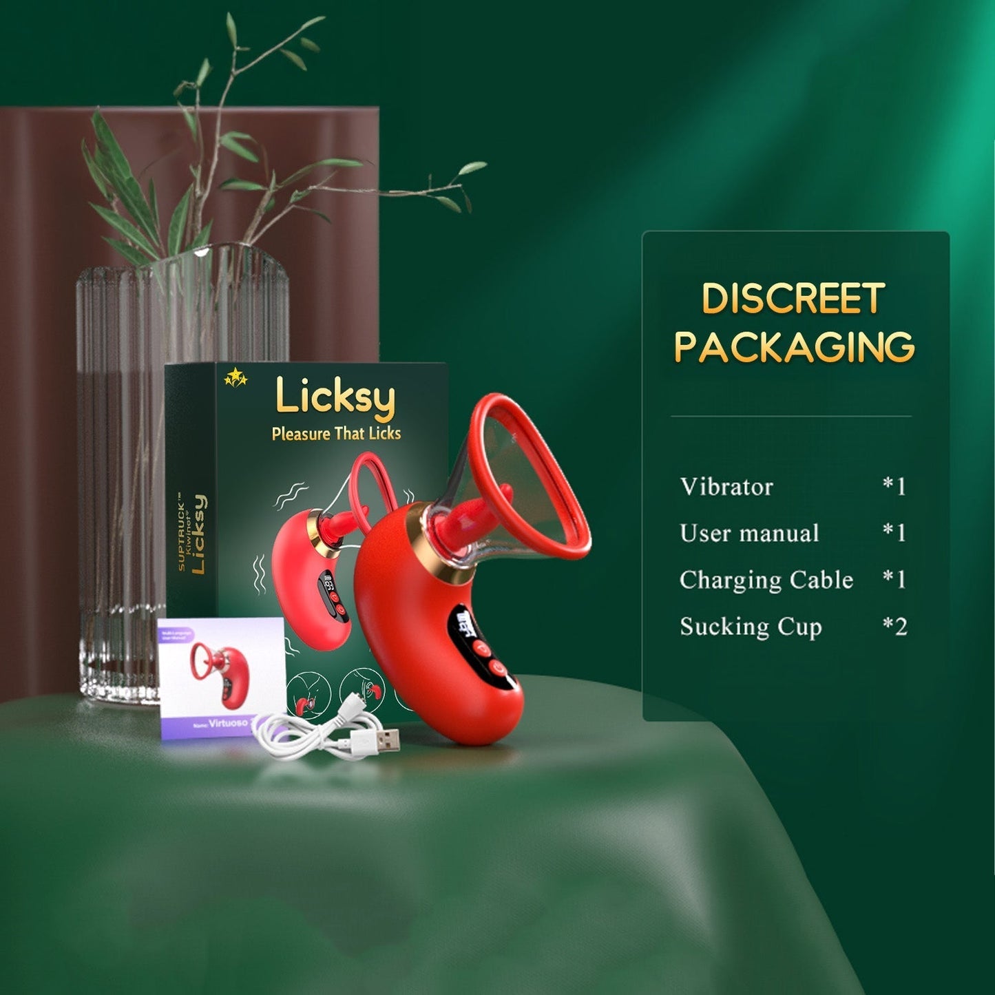 SuckLick 9X Global Control & 3-in-1 Pleasure