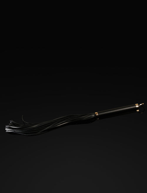 LacyMate™ Fashion Fetish Black Leather Flogger
