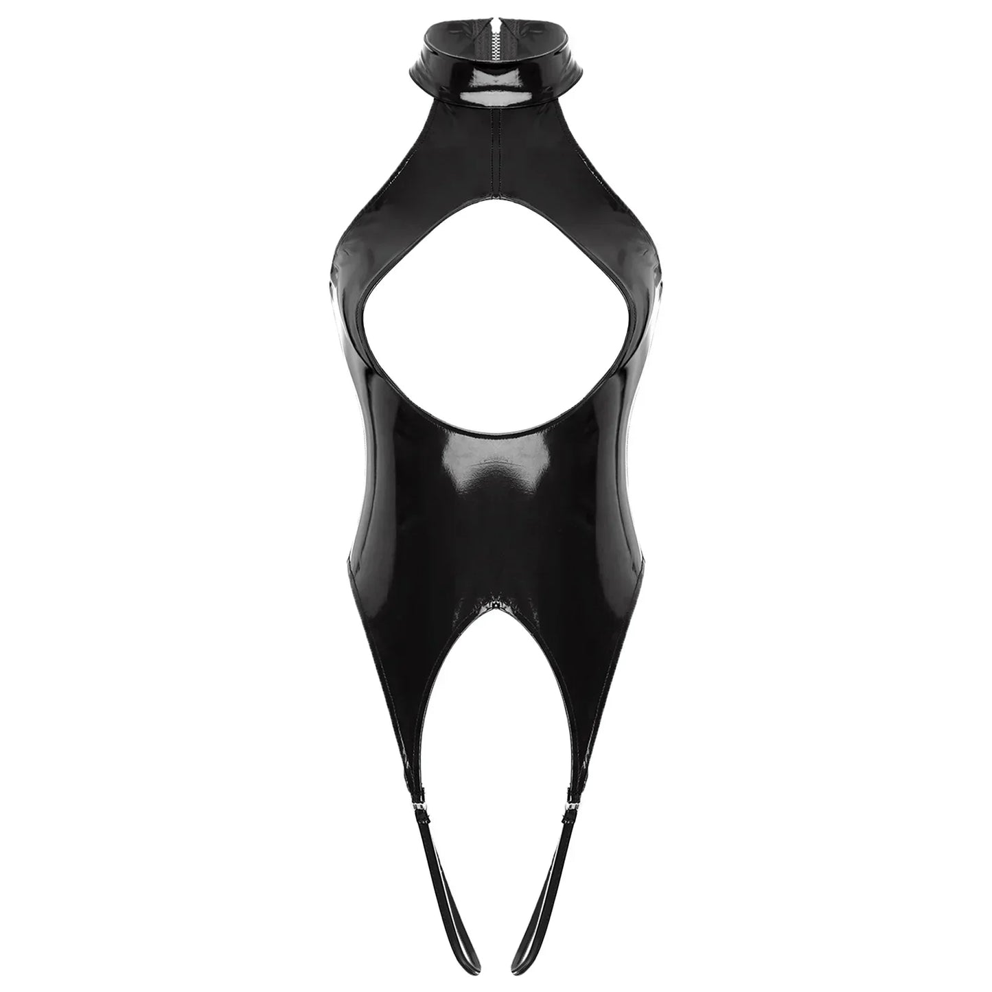 Maxa Crotchless Teddy - Black