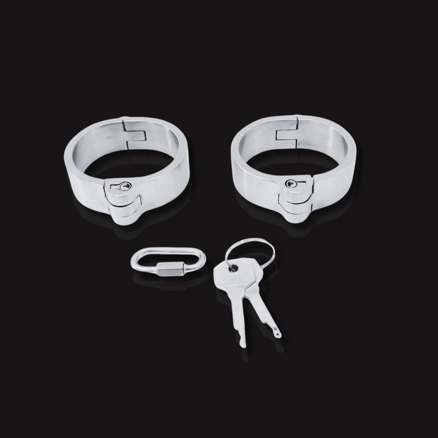 Lacy Mate™ Eclipse Stainless Steel Cuffs