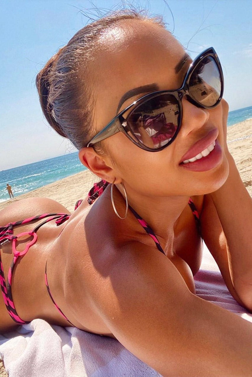 Going Wild Zebra Print Bikini