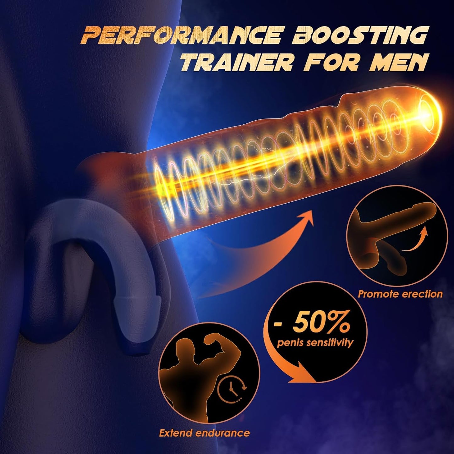 KRAKEN Suptruck⢠X10 Unisex 360° Vibrator 32 Massage Beads & 10 Modes