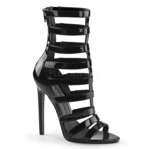 5" Black Strappy Sandal Booties*