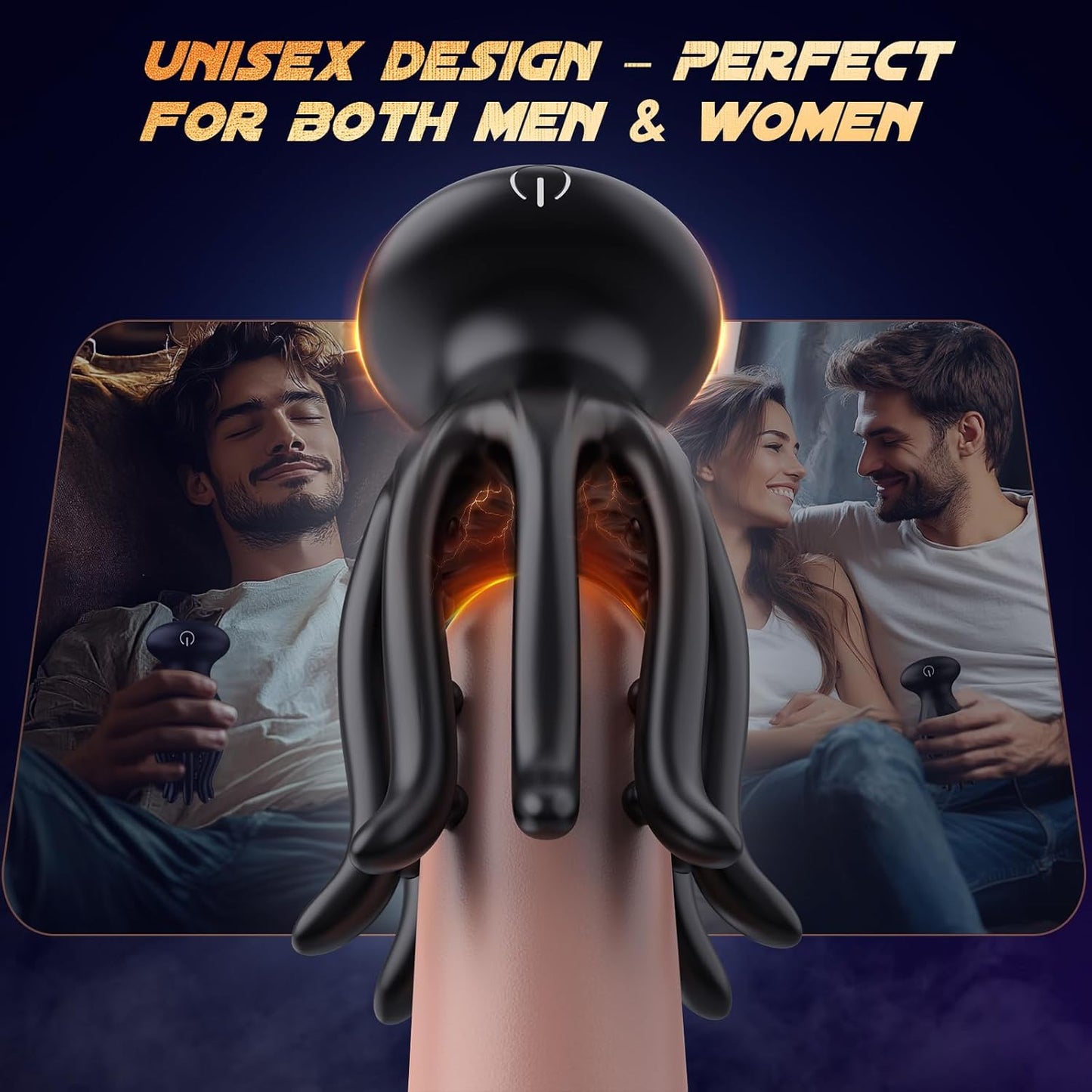 KRAKEN Suptruck⢠X10 Unisex 360° Vibrator 32 Massage Beads & 10 Modes
