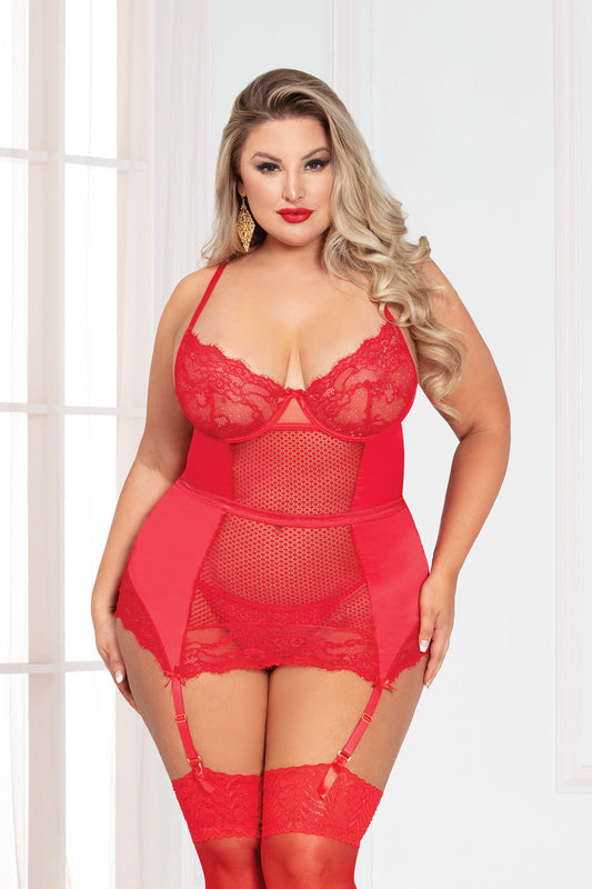Plus Size Shining Star Chemise Set