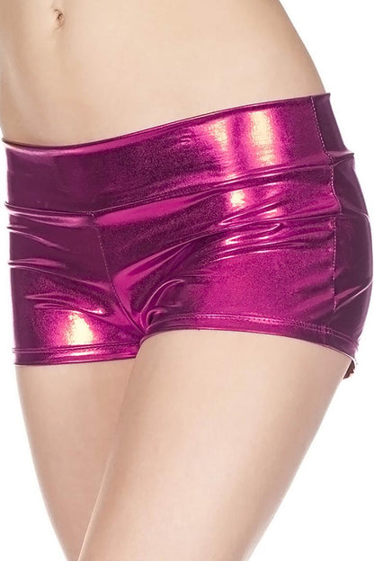 Metallic Booty Shorts