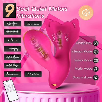 💥 2025 Limited 70% ️OFF 💦 VibraHug Suptruck™ Wearable Vibrator X9 📱 Pulse Panty Global Control & 9 Modes Hemiras