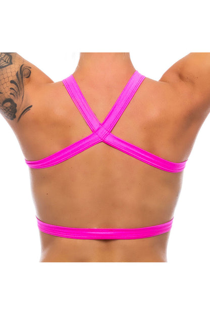 Caged Seduction Criss Cross Top