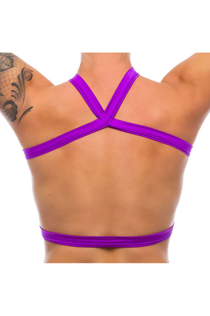 Caged Seduction Criss Cross Top