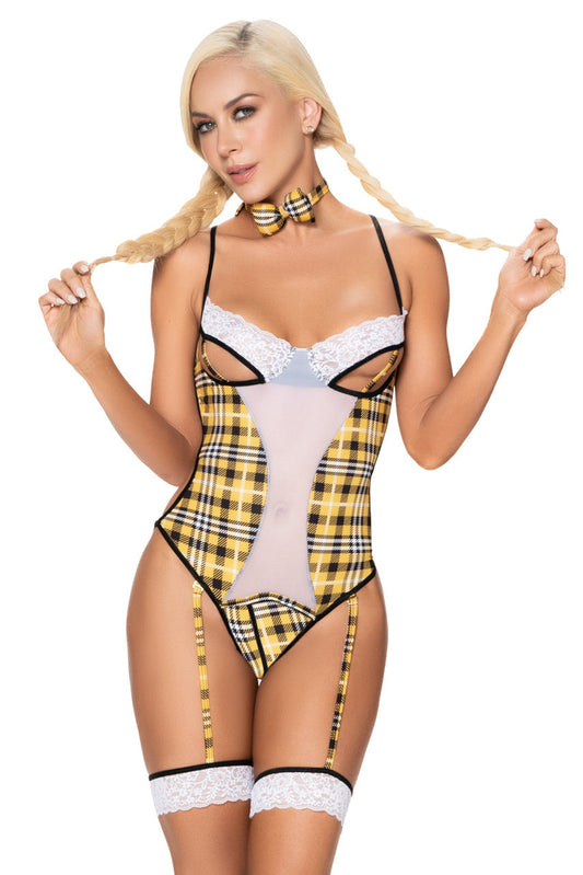 Yellow School Uniform Teddy