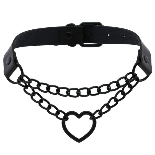 LacyMate™ Black Heart Collar