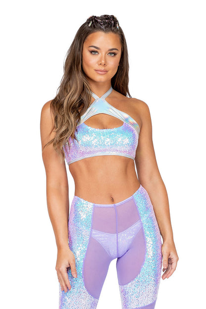 Sequin Bikini Bottoms