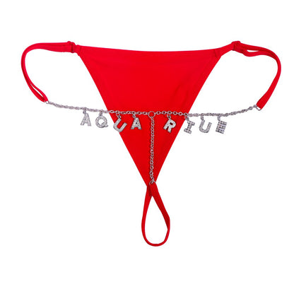 Naughty Whispers Lace Thong