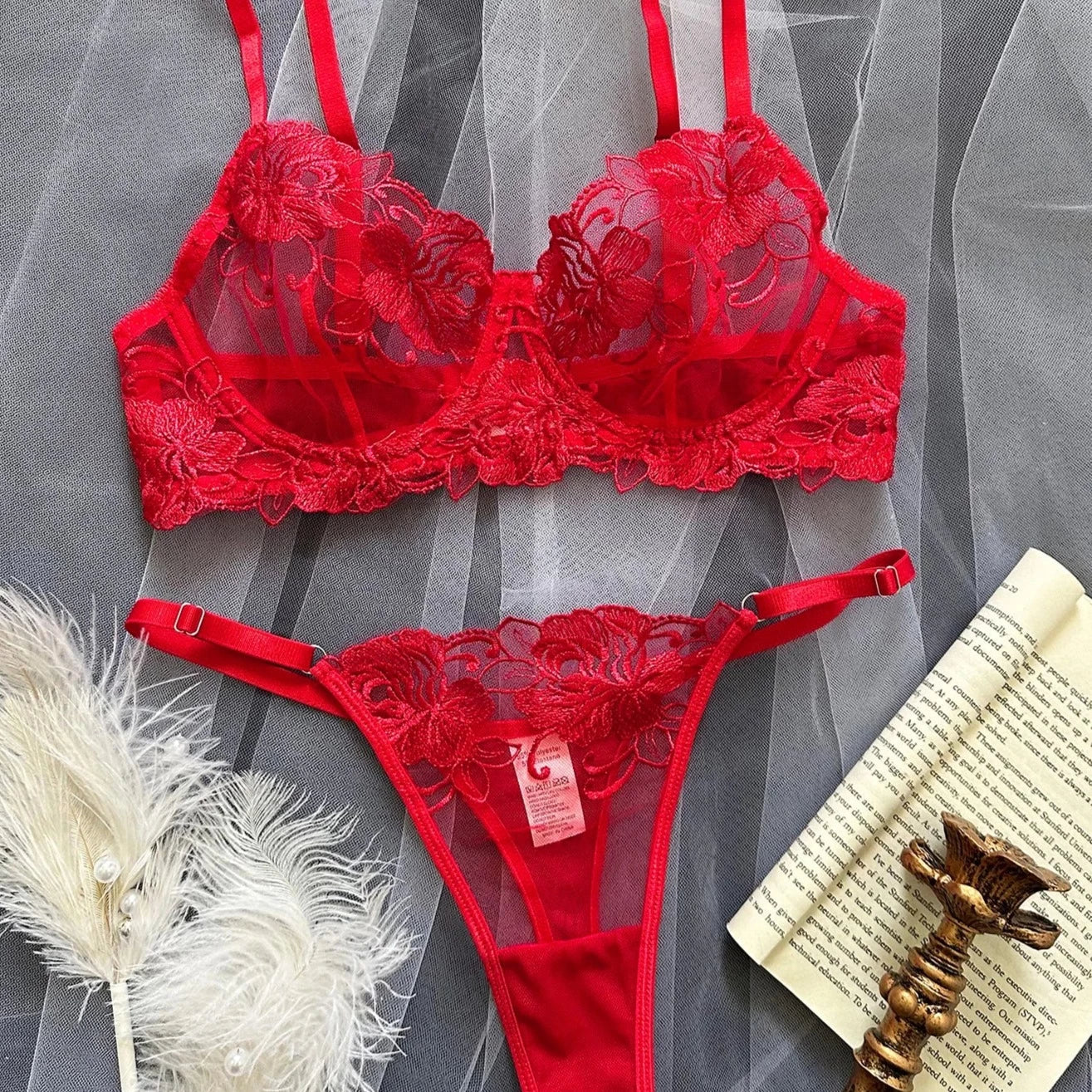 Sophie's Floral Lace Set
