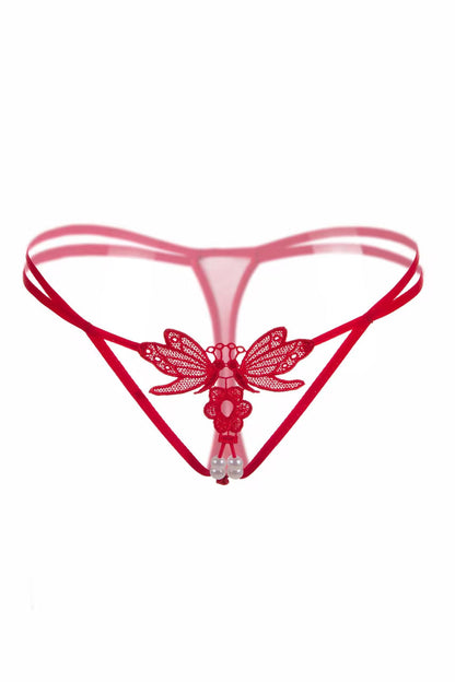 Crotchless Dragonfly Thong