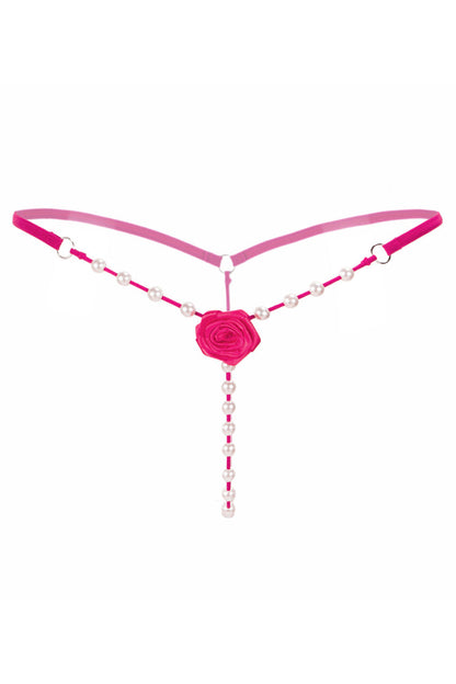 Rose Pearl Thong