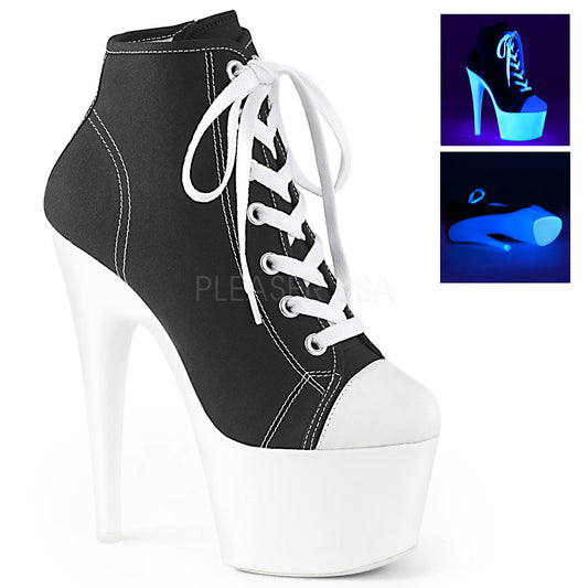 7" Heel Black-White*