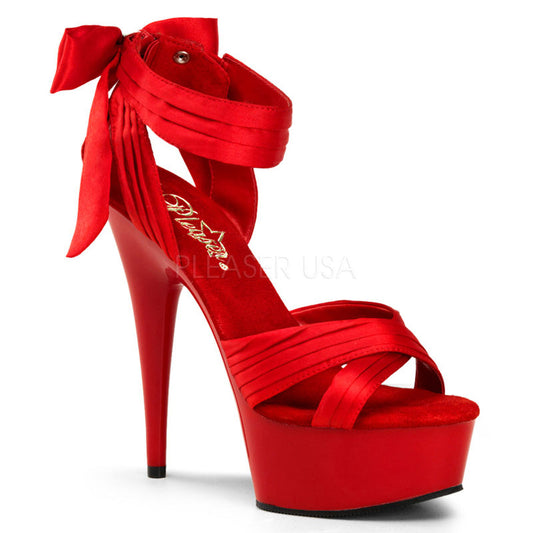 6" Red Criss-Cross Sandal Shoes*