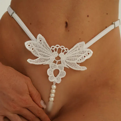 Sexy Double Pearl G Thong